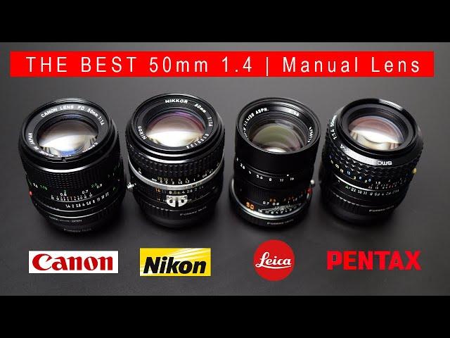 The Best 50mm 1.4 | Manual Lens| Results - Canon FD, Leica Summilux-M, Nikon Ai-S and Pentax Smc