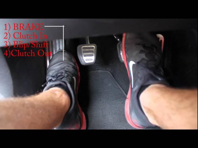 Heel-Toe Shifting Lesson In 2 Minutes