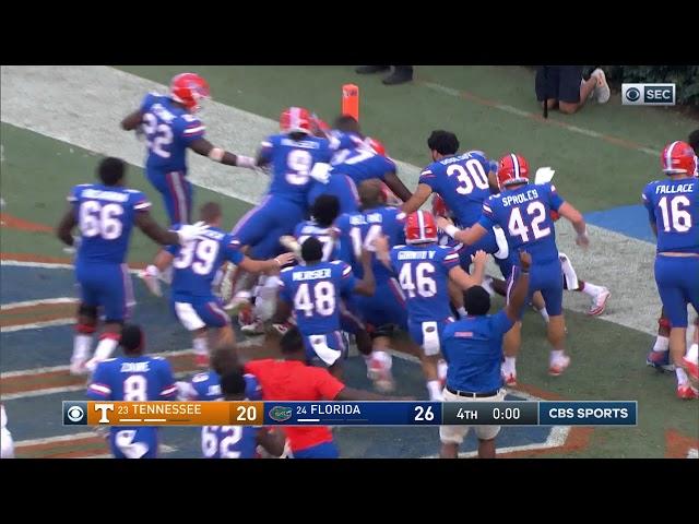 Florida Football: Gators Beat Tennessee on Hail Mary