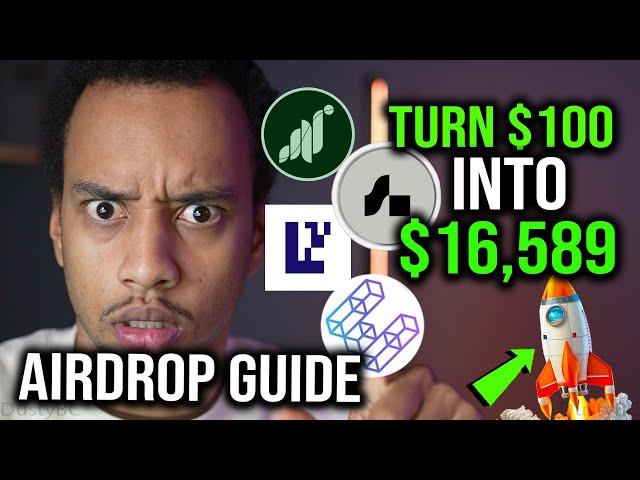 THE ULTIMATE CRYPTO AIRDROP GUIDE | Turn $120 Into $18,947 With These Crypto Airdrops!