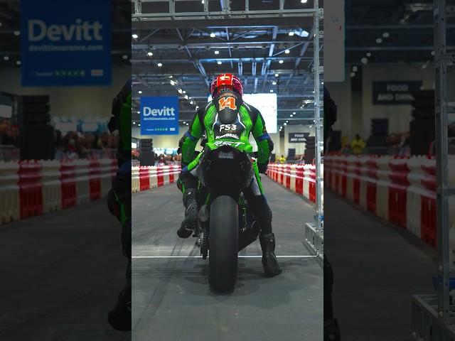 Kawasaki Ninja H2R at MCN London Motorcycle Show #kawasaki #h2 #h2r #race #motorcycle