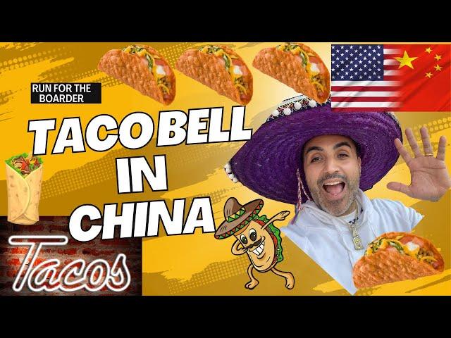 Tacobell in China!! So happy it's finally here!!