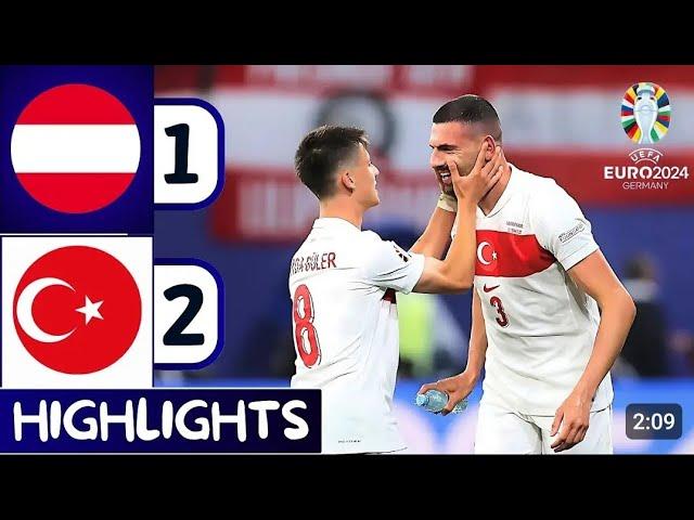 Turkey vs Austria (2_1) | Extended Highlight | uefa euro 2024