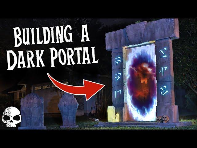 HUGE Life-sized Stone Portal  DIY Halloween Props