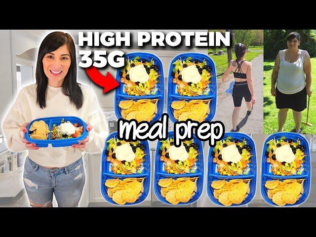 My Easy HIGH PROTEIN Meal Prep | Exactly How I Lost 130 Pounds of Fat