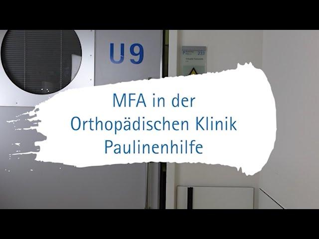 Medizinische Fachangestellte in der Orthopädischen Klinik Paulinenhilfe - Join our team!