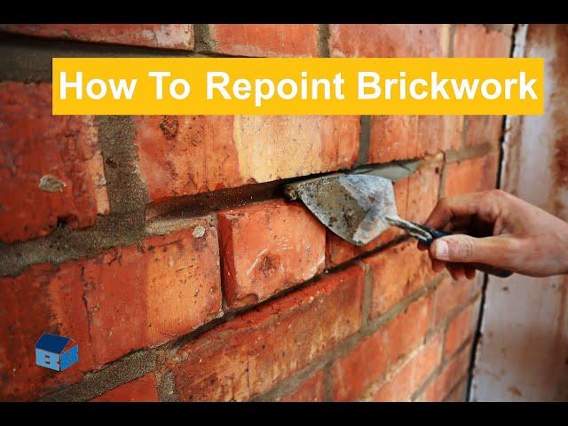 How To Repoint Old Brickwork -  The Easy Way With No Experience