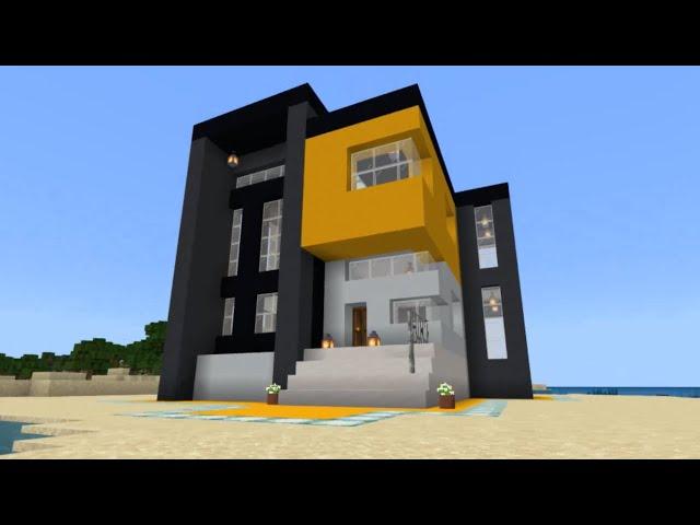  Minecraft Modern Ev Yapımı  Minecraft Basit Villa Yapımı 