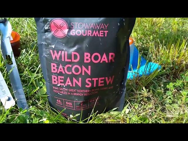 Freeze Dried Boar Bacon Stew? Stowaway Gourmet Review