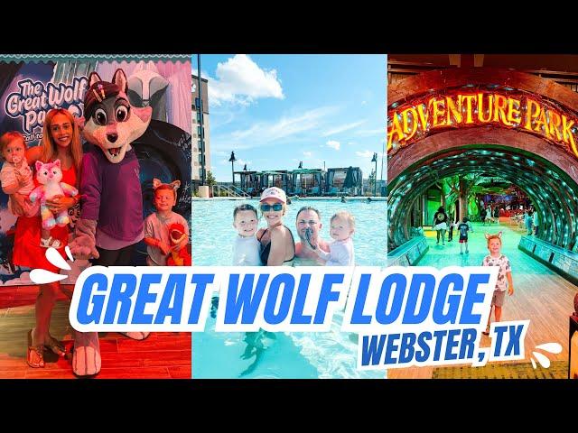 Ultimate Guide to Great Wolf Lodge, Webster, Texas | Wolf Den Room Tour What you need to know!