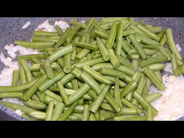 Here's HOW to cook green beans. Easy Recipe with String Beans, Green Asparagus