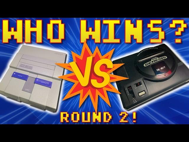 Who Wins? Super Nintendo vs. Sega Genesis Round 2!!! *32 MORE* Games Compared!