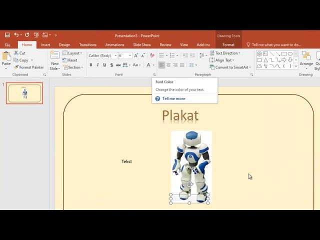 MS PowerPoint (plakat)