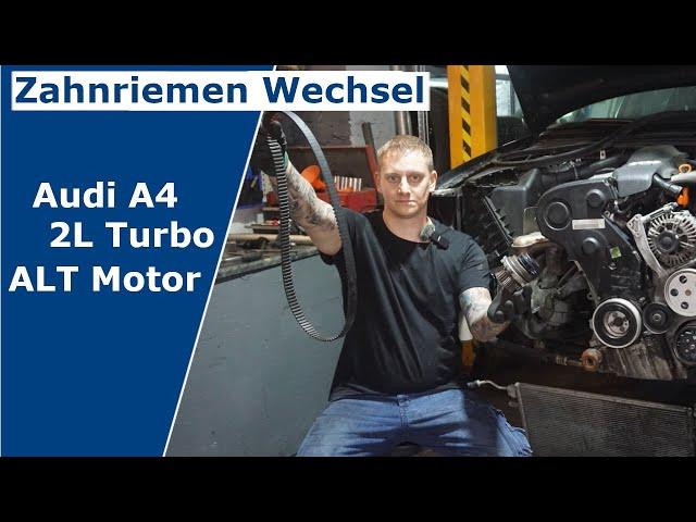 Zahnriemenwechsel Audi A4  ALT Motor/ 2L Turbo / 1,8Turbo / Stoßstange demontieren