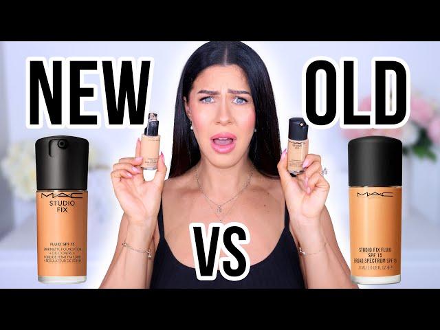 NEW VS OLD! MAC REFORMULATED MY HOLY GRAIL STUDIO FIX FOUNDATION...is it RUINED!?