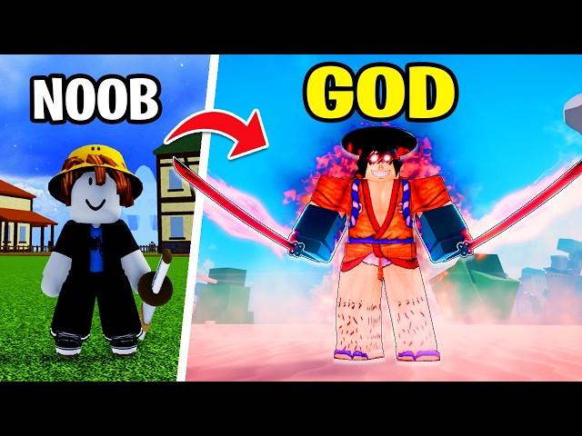 I Upgraded NOOB to GOD ODEN in Blox Fruits