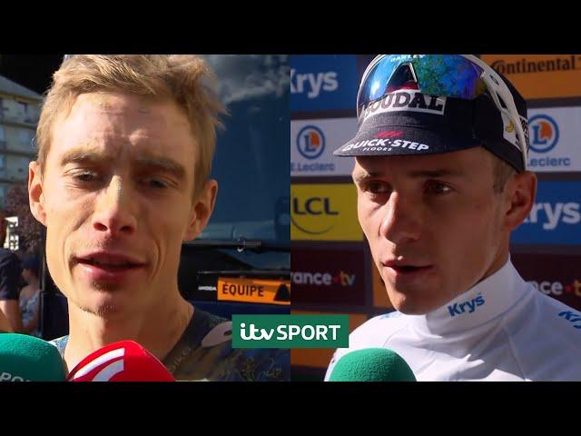 'Tadej and I were not happy!' - Remco Evenepoel's raw interview after Stage 9