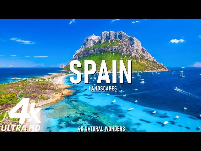 Spain 4K - Exploring the Rich Culture, Stunning Coastlines, and Vibrant Cities With Relaxing Music