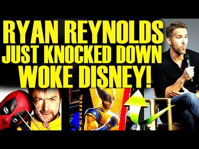 RYAN REYNOLDS THROWS WOKE DISNEY UNDER THE BUS AFTER DEADPOOL & WOLVERINE DRAMA! MARVEL STUDIOS LOST