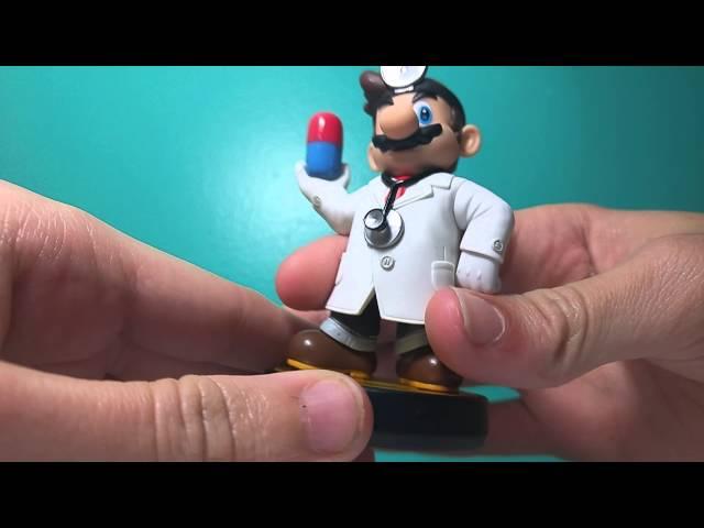 Super Smash Bros Dr. Mario amiibo unboxing video