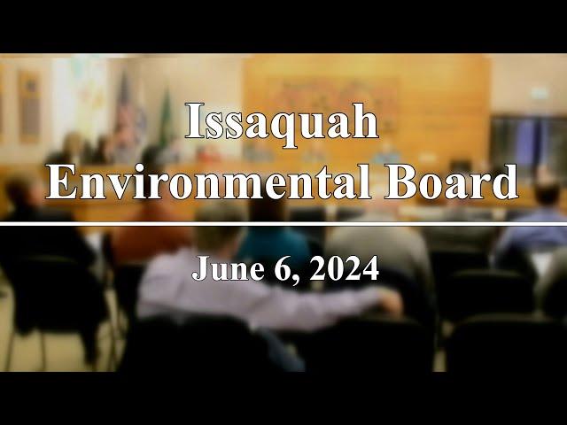 City of Issaquah Environmental Board