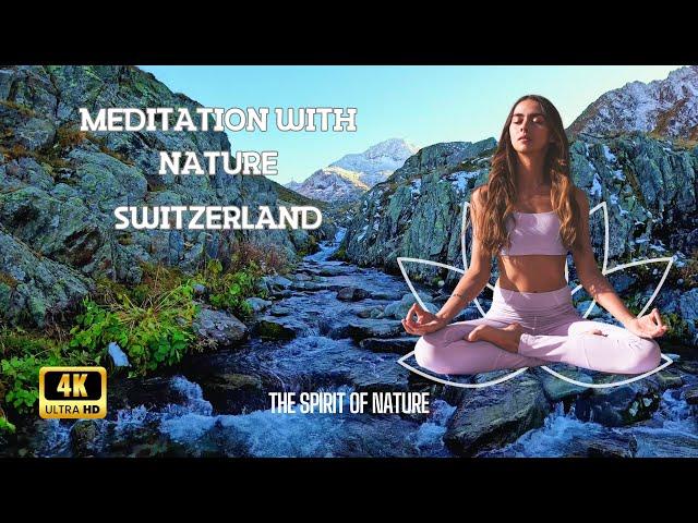 Meditation With Nature I Switzerland, The Aosta Valley, Relaxing Sound, Calming, Prima Cascata