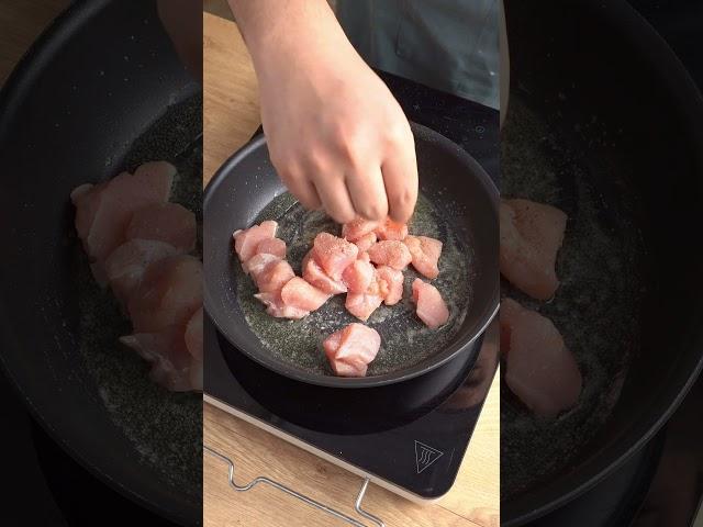 من اسهل الوجبات - طاسة دجاج بالمشروم