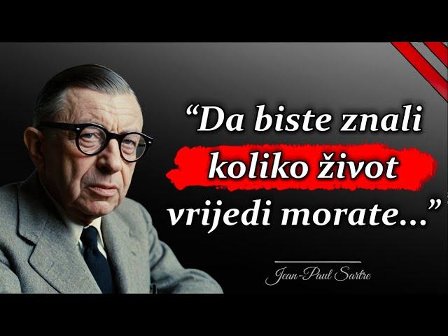 Jean-Paul Sartre Citati - Odbijanje Nobelove Nagrade i Filozofska Mudrost