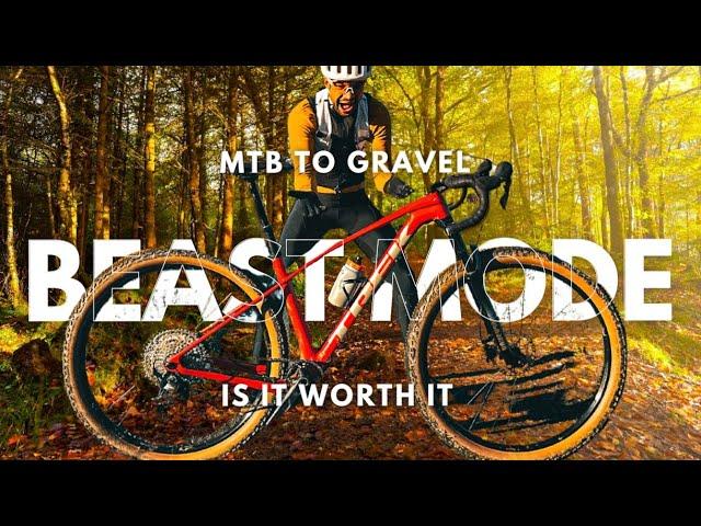 DIY GRAVEL BIKE | MTB TO GRAVEL WORTH THE CONVERSATION?!