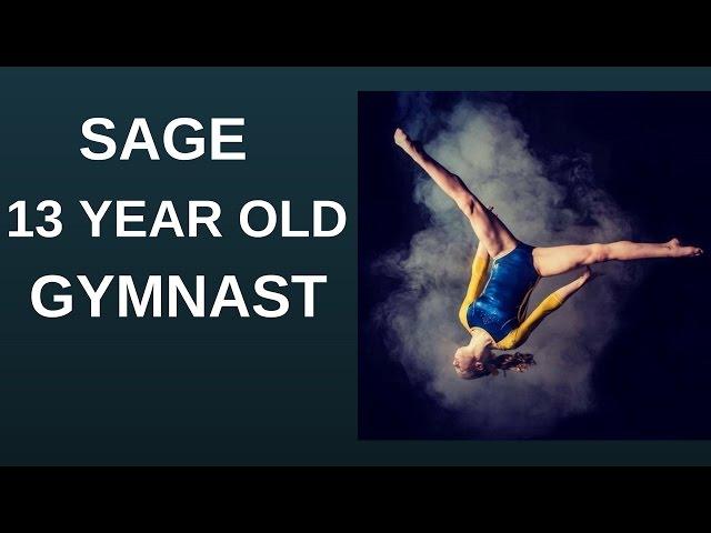 Amazing gymnast sage!