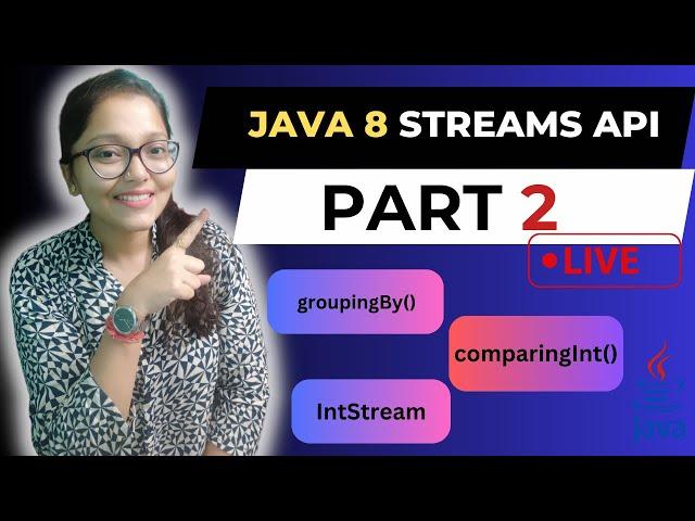 Java 8 Streams PART 2   | Intermediate level -10 More Coding Questions & Answers | Streams API