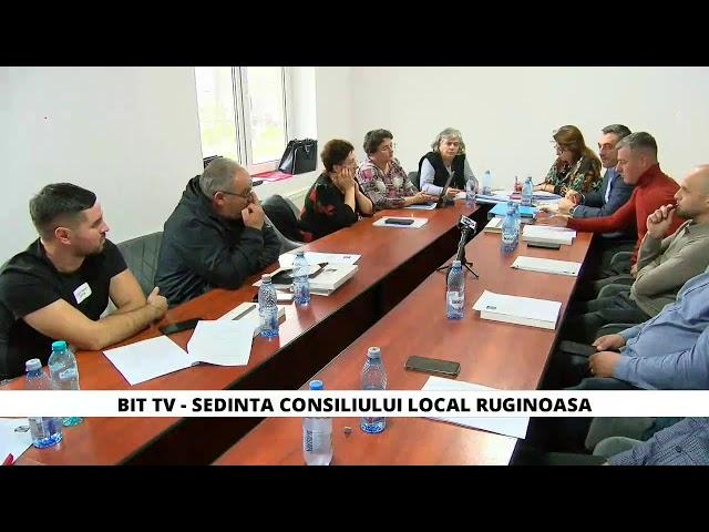 BIT TV LIVE - SEDINTA CONSILIULUI LOCAL RUGINOASA, 14 NOIEMBRIE 2024