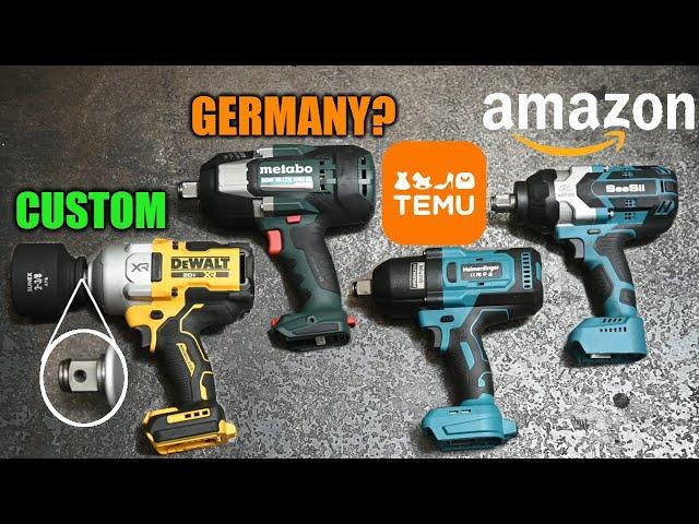 TEMU vs Modded DeWALT, Amazon & Metabo Impact Wrenches