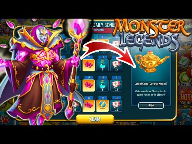 Monster Legends Bonus Daily Egg Lamp - Xandrite Spellbound