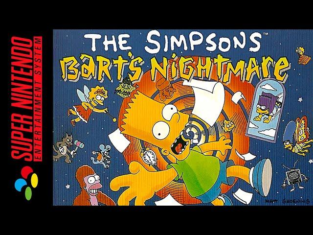 [Longplay] SNES - The Simpsons: Bart's Nightmare (4K, 60FPS)