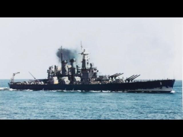 The American Battleship North Carolina Made A Stunning Advance At Guadalcanal