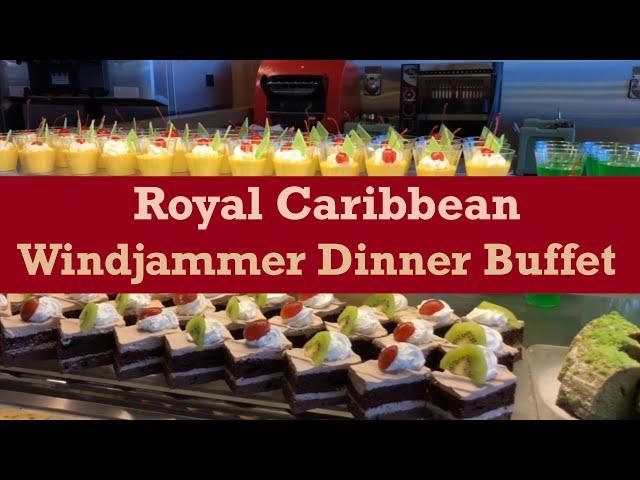 로열 캐리비안 크루즈 디너 부페!ㅣRoyal Caribbean Spectrum of the Seas - Windjammer Dinner Buffet