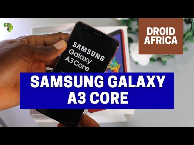 Samsung Galaxy A3 Core unboxing and review