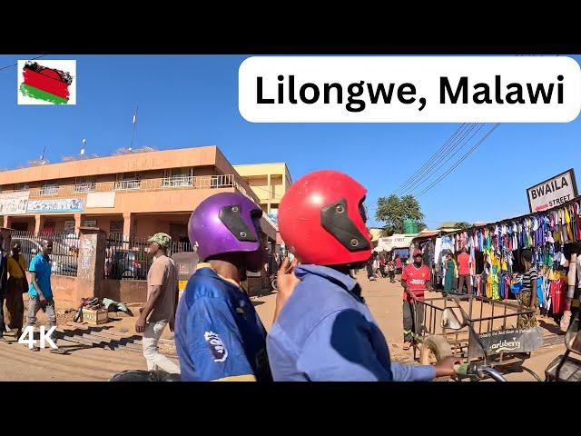 Lilongwe, Malawi Walking tour in immersive 4K, ASMR