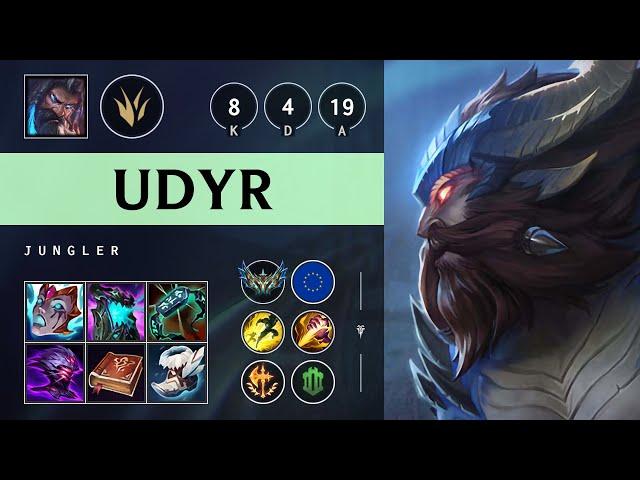 Udyr Jungle vs Vi: Unstoppable - EUW Challenger Patch 14.23