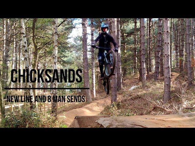 CHICKSANDS BIKE PARK REVAMP AND "CRAZY 8 MAN SENDS"