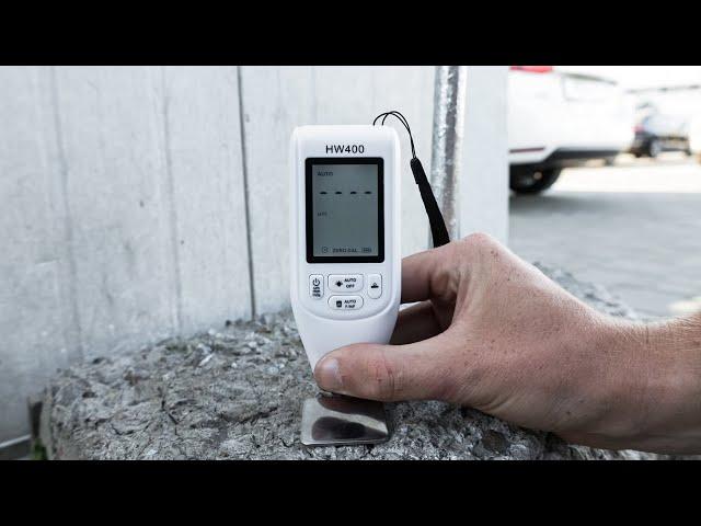 Калибровка HW400 | Базовая калибровка толщиномера HW400 | Толщиномер