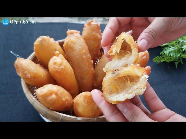 BÁNH CHUỐI CHIÊN phồng xốp giòn lâu ‖ Bếp nhà Sin