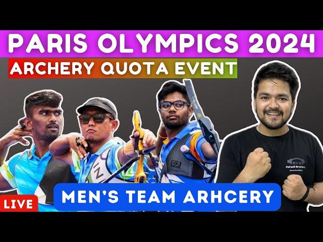 Live : Archery World Olympic Qualifying Tournament | Mens Team  | Road To Paris 2024