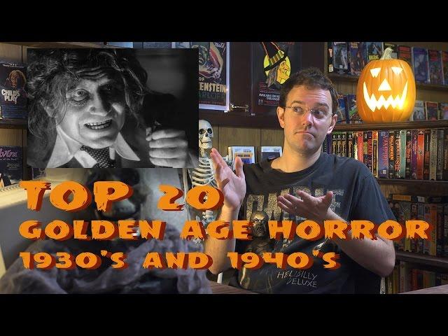 Top 20 Golden Age Horror - Monster Madness X day #4