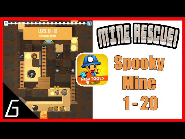Mine Rescue  | Gameplay Level 15 | Spooky Mine Solution