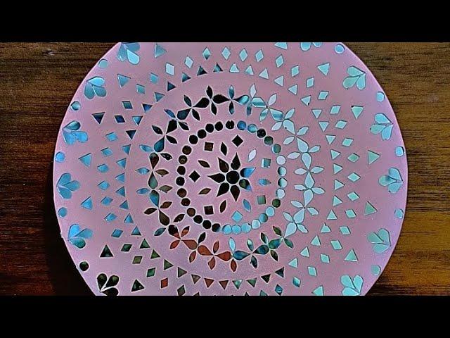 Mosaic Art tutorial step by step for Beginners  the World's Most Beautiful Art "mosaic art" ️