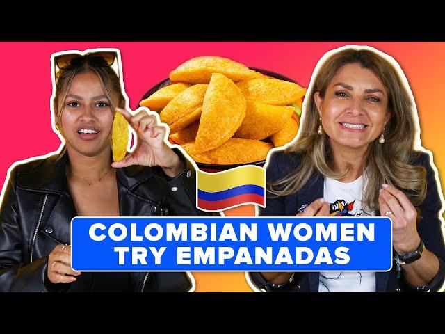 Colombian Women Try Each Other's Empanadas