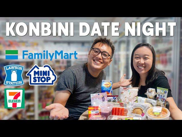 We went on an Ultimate Date Night with food bought from Japan's Konbini | Budget 3-course meal