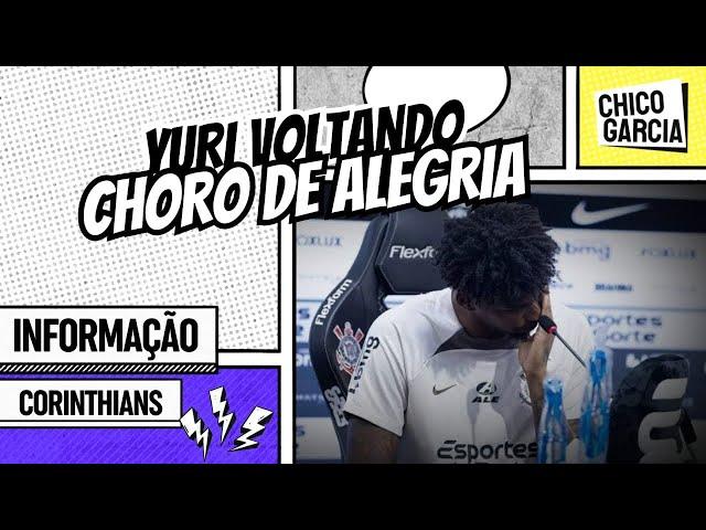 CORINTHIANS: HUGO SOUZA SE EMOCIONA EM COLETIVA E DECLARA SEU AMOR AO TIMÃO. YURI VOLTANDO